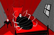 ilustracion La metamorfosis: El sueño angustioso de Gregorio Samsa