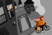 ilustracion La plaza del Diamante: Natalia y Quimet todos los domingos van a la playa