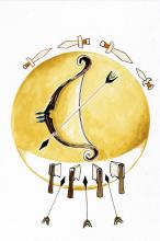 ilustracion La Odisea: La competición con el arco de Ulises