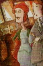 ilustracion La busca: La curiosa pintora