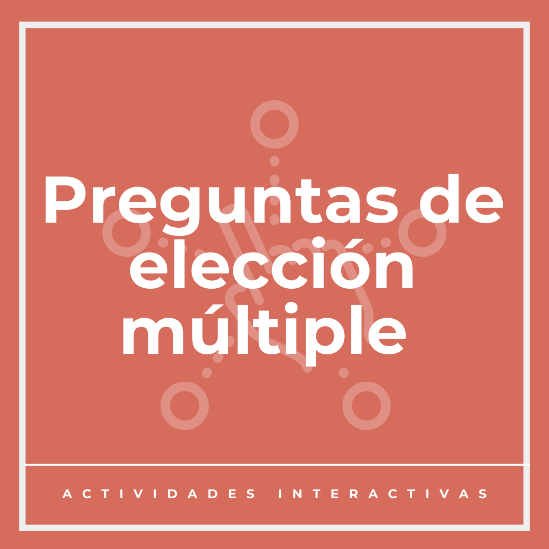 Pregunta de elección múltiple