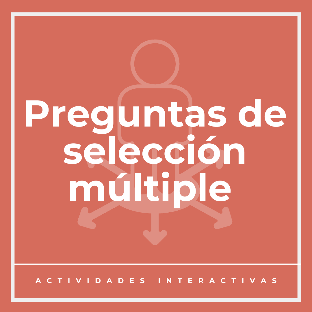 Pregunta de selección múltiple