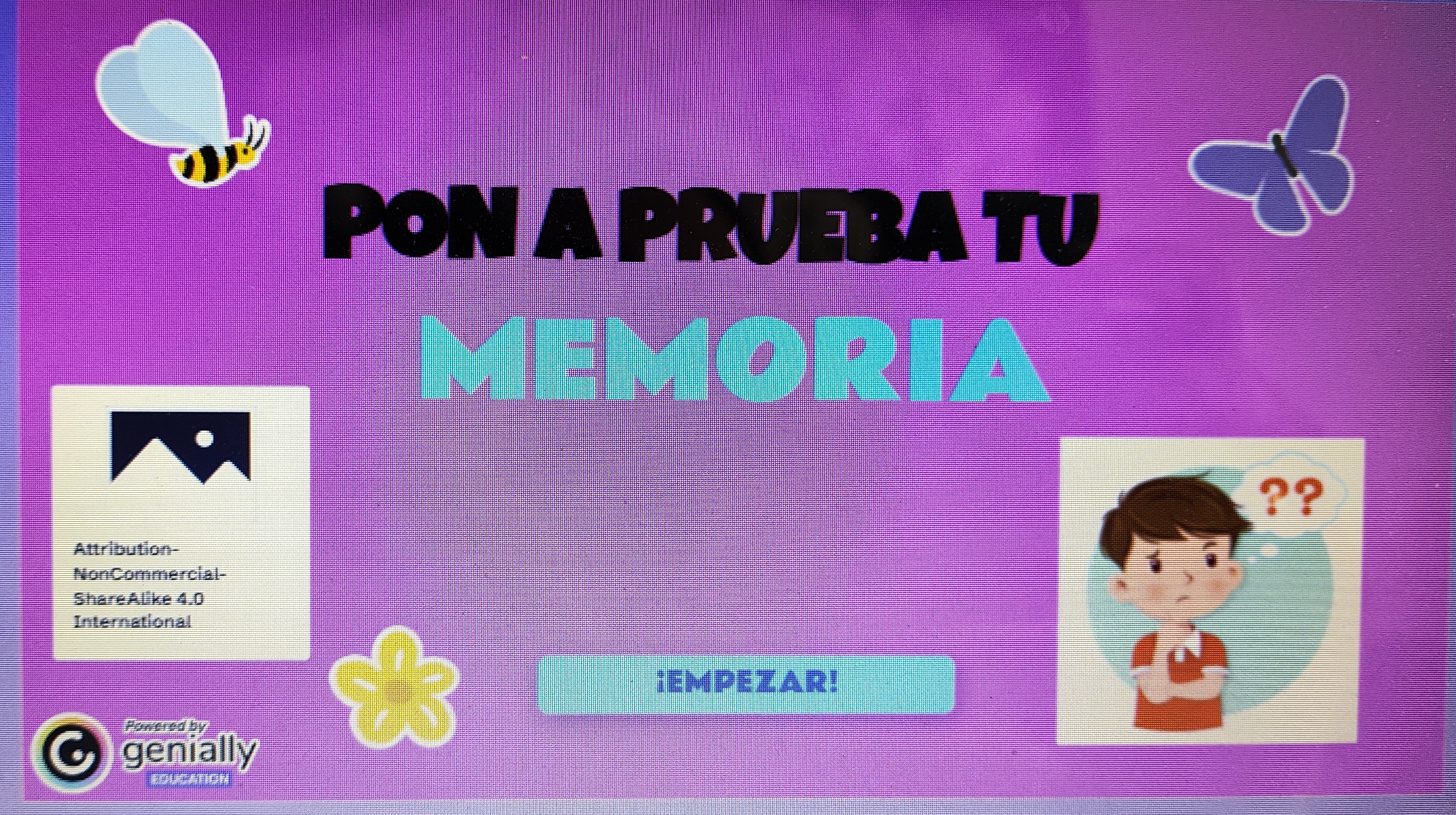 Pon tú memoria a prueba 