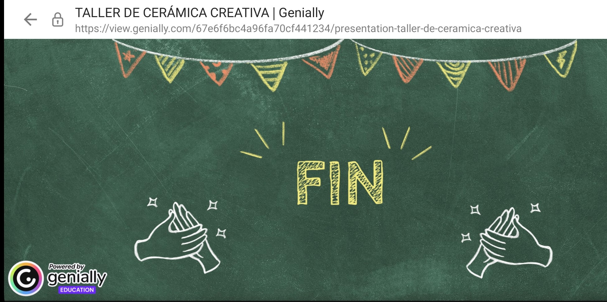 Taller de ceramica creativa