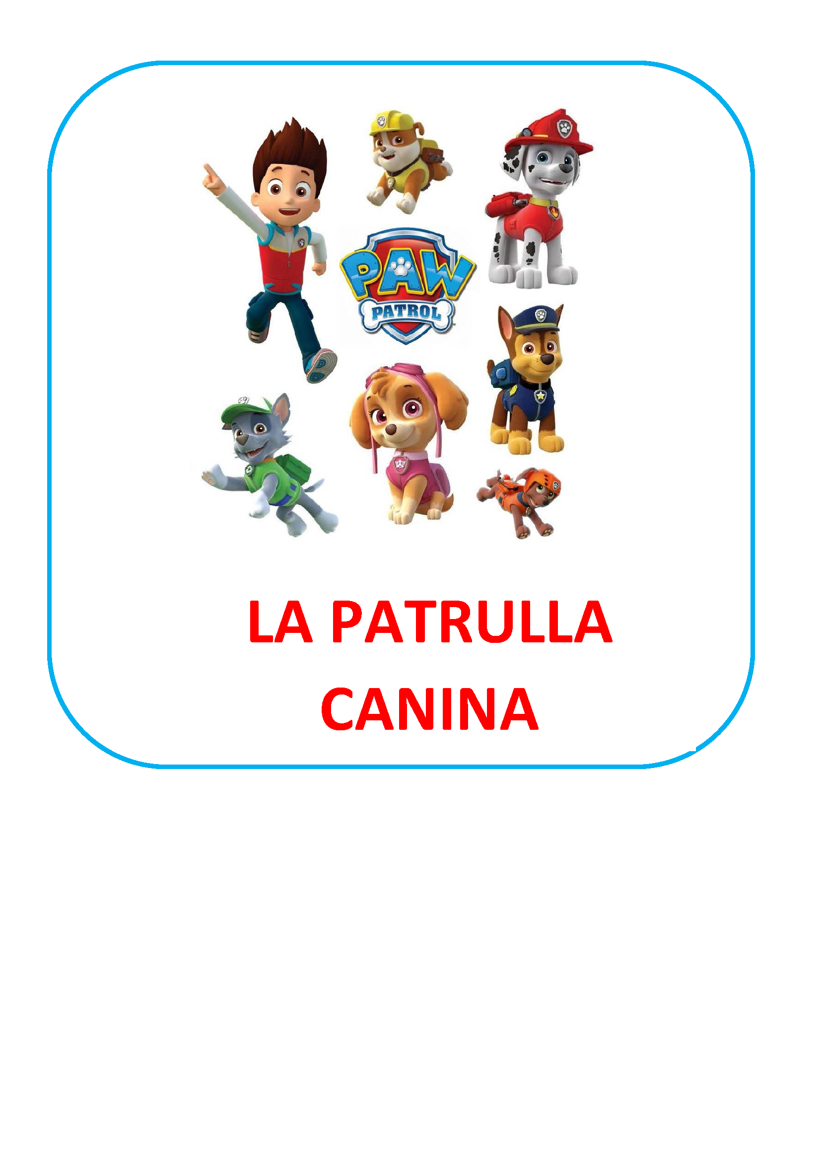 Proyecto La patrulla canina