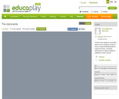 fill in the gap: instruments