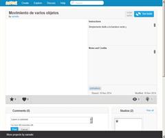 Actividad "movimiento de varios objetos"