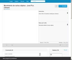 Movimiento de varios objetos - José Fco. Climent