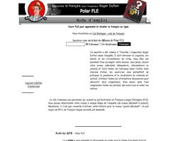 Aprendiendo francés todos los niveles investigando un crimen