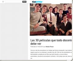 Las 30 peliculas que todo docente debe ver.