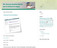Blog del curso "REA para la enseñanza de las lenguas"