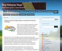 Blog Mateguay bloga  Matematikaren inguruan ///// Sobre Matemática