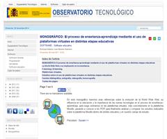 MONOGRÁFICO: El proceso de enseñanza-aprendizaje mediante el uso de plataformas virtuales en distintas etapas educativas