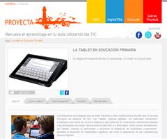 Uso de las tablets en la escuela