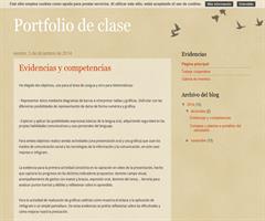 Dirección blog del curso del e-portfolio
