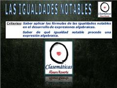 (Álgebra) - Igualdades Notables