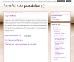 Mi portafolio enlazado en mi blog
