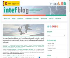Artículo sobre los cursos "Recursos educativos abiertos para la enseñanza" del INTEF