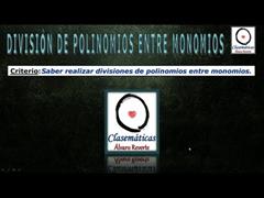 (Álgebra) - División de Polinomios entre Monomios