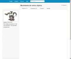 Movimiento de varios objetos por Josecr2000