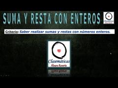 (Enteros) - Suma y Resta con Número Enteros