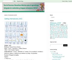 Blog "Uso de Recursos Educativos Abiertos para el Aprendizaje Integrado de Contenidos en Lenguas Extranjeras"