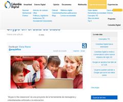 Skype en el aula de clase