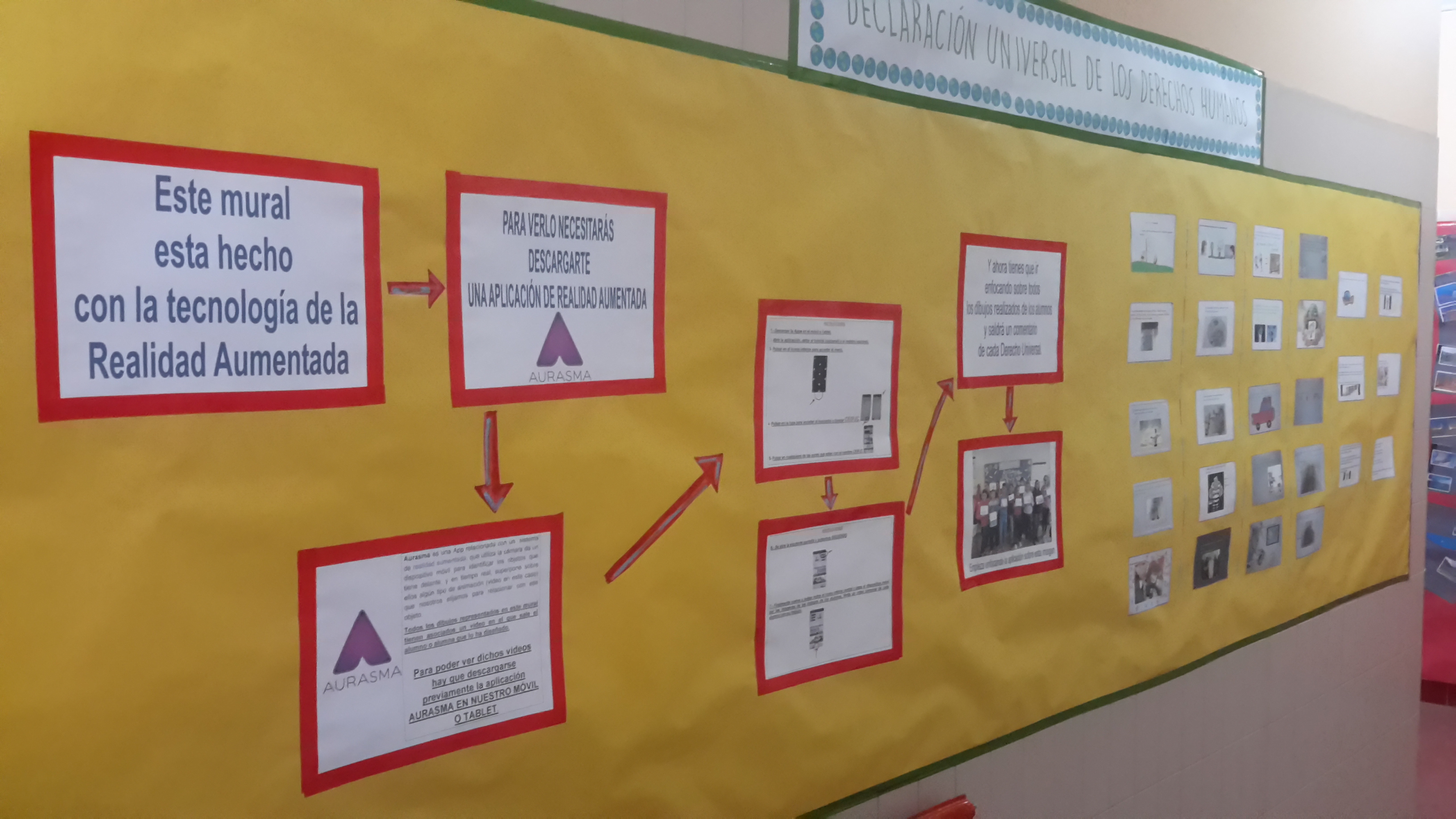 APLICACION AURASMA EN LOS DERECHOS HUMANOS