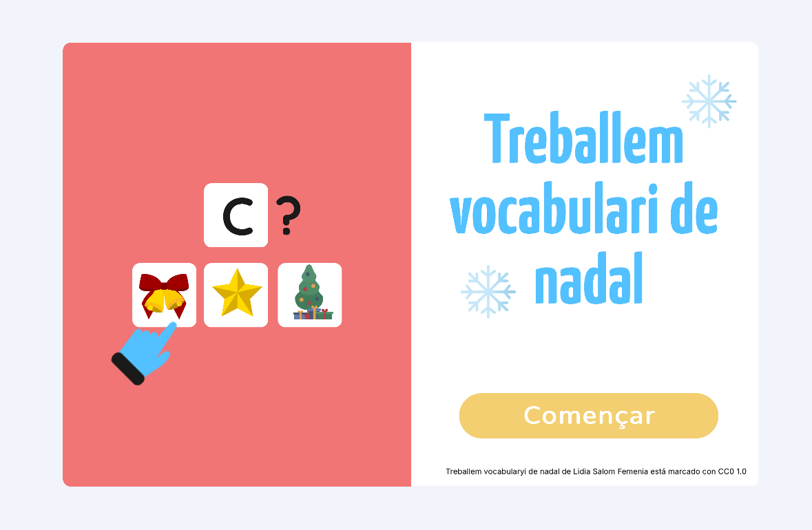 Genially per a treballar el vocabulari