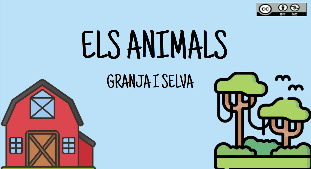animales granja y selva