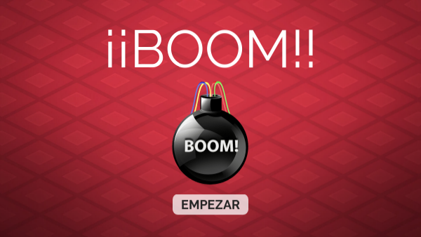 Juego educativo boom sobre reciclaje