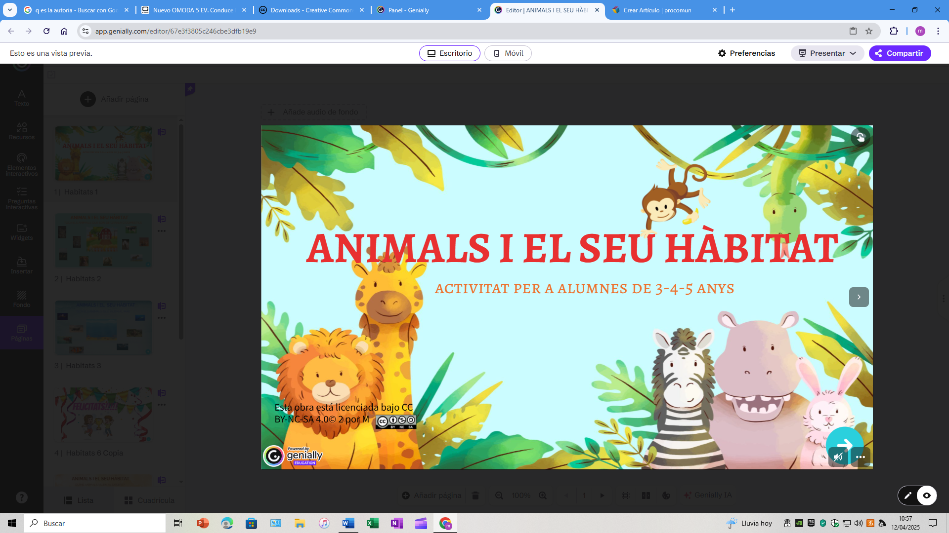 Recurs interactiu per repassar els continguts treballats a l'aula