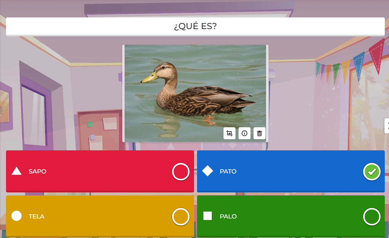Ejemplo pregunta KAHOOT