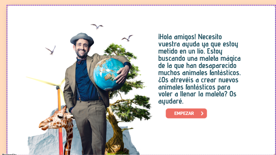 Recurso digital interactivo elaborado con Genially para alumnado de segundo de primaria. Está diseñado para fomentar la creatividad, la competencia digital y la investigación guiada. El recurso permite al alumnado crear la ficha de un animal inventado, combinando información real con imaginación.