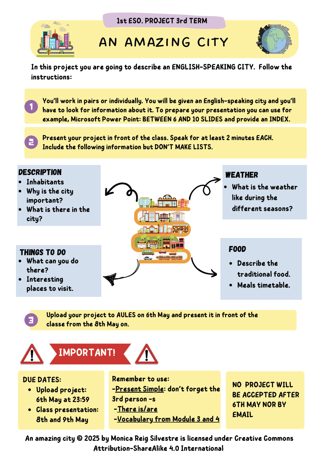 An Amazing City Proyecto 1ESO