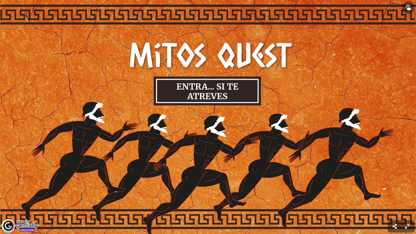 Juego interactivo de preguntas sobre algunos de los Mitos griegos más conocidos