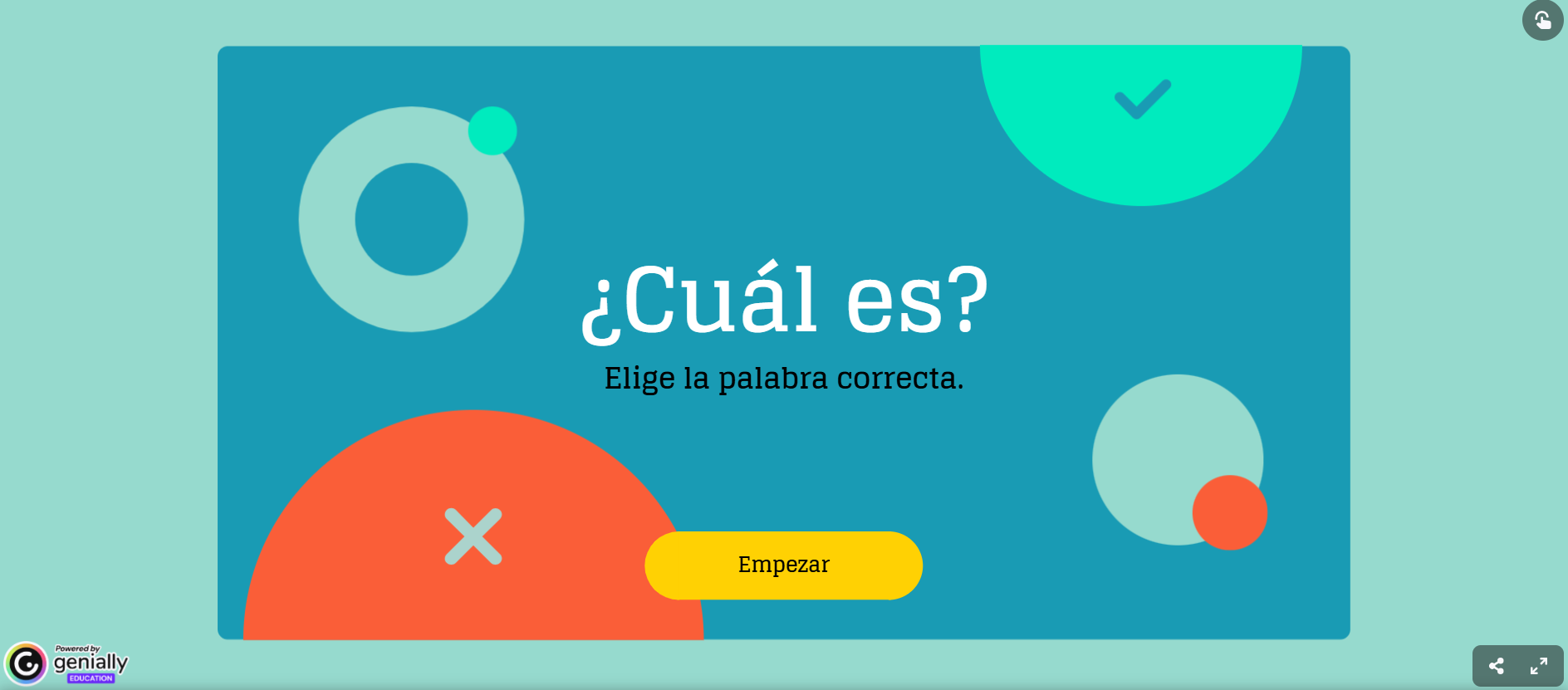 Genially para trabajar la discriminación auditiva de fonemas /s/, /z/, /f/