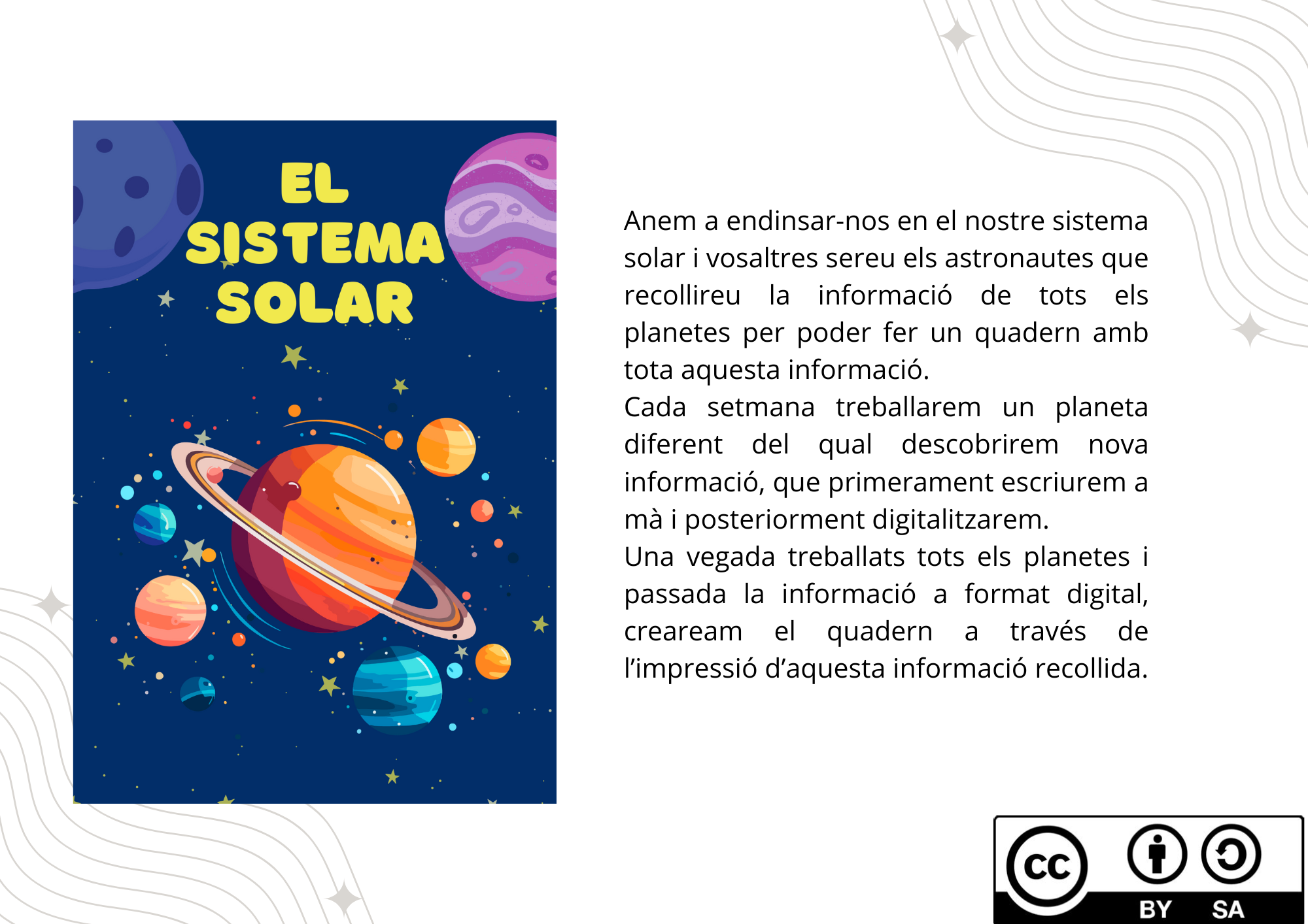 Ilustración del sistema solar