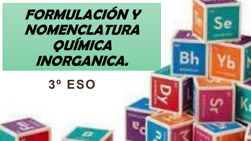 Formulación inorgánica 3 eso