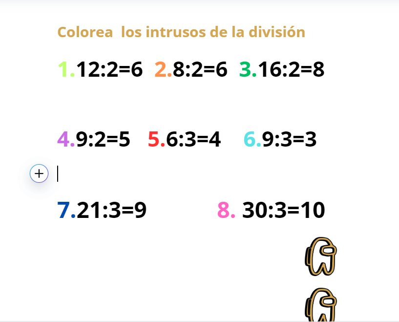ACTIVIDAD DE MATEMÁTICAS PARA 3º DE PRIMARIA