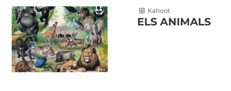 Kahoot Coneixement del Medi 2n EP