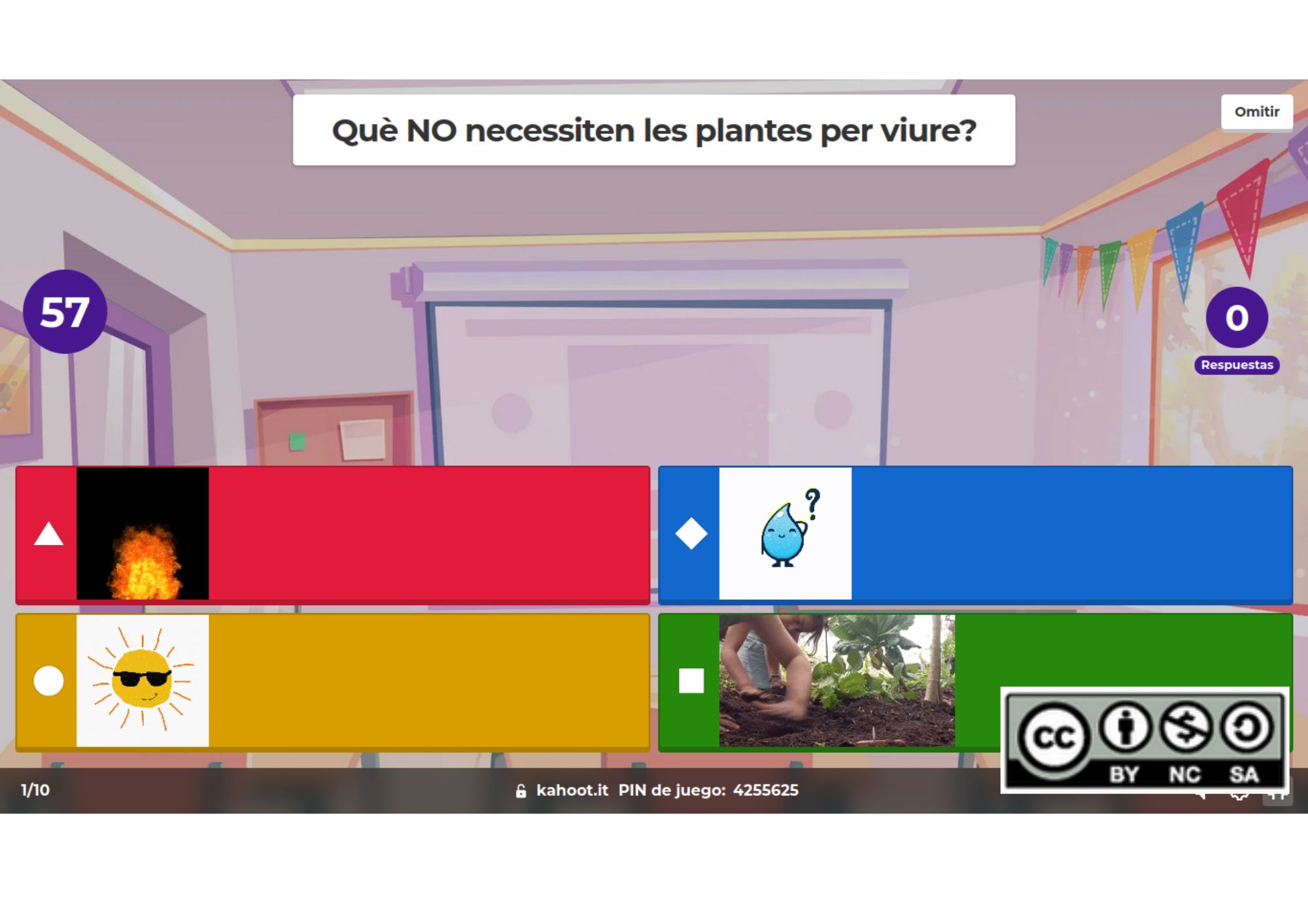 Kahoot per a 2nEP sobre LES PLANTES