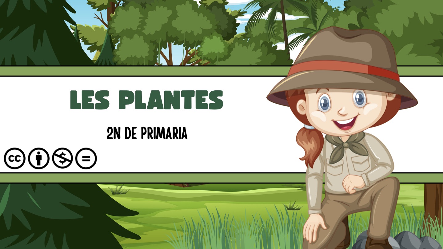 Portada de la presentació "Les Plantes"