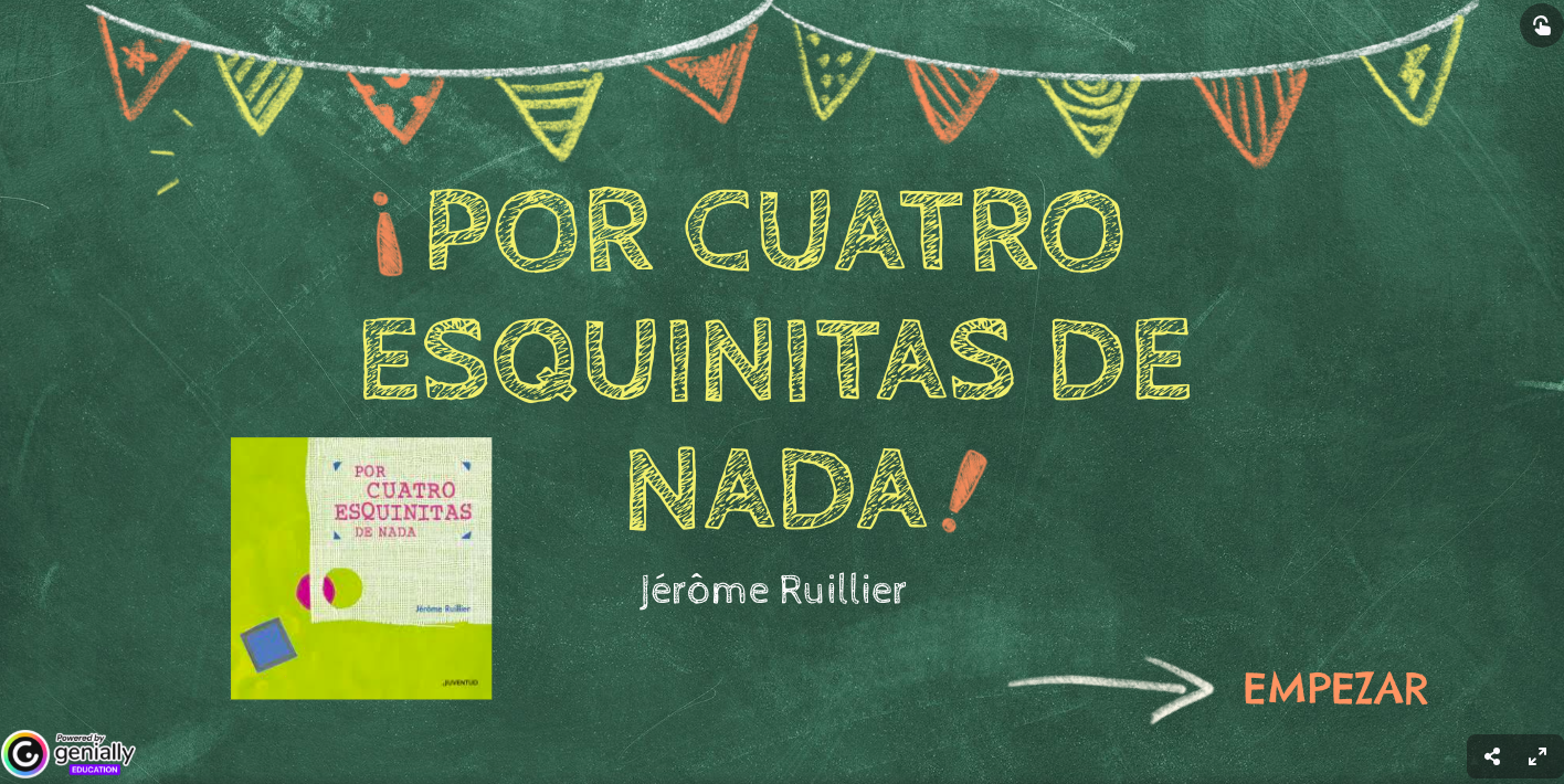 En esta actividad vamos a trabajar el cuento de "Por cuatro esquinitas de nada" para trabajar el tema de la inclusión y la igualdad, al igual que la comprensión del cuento. 