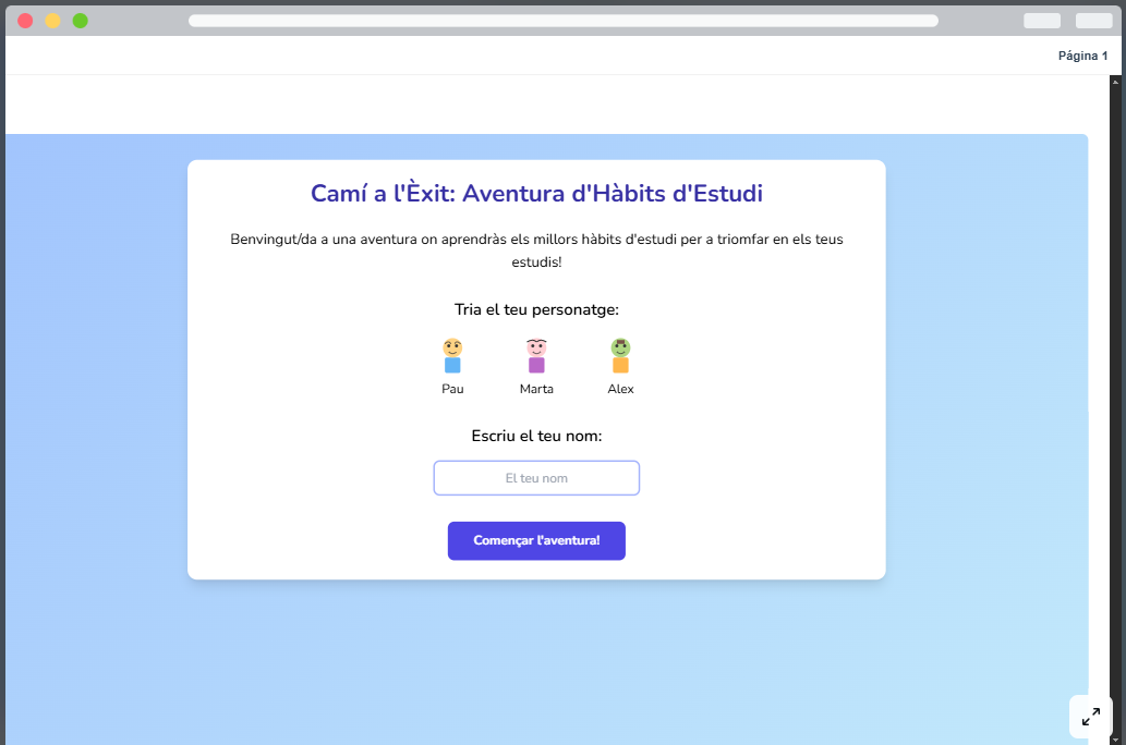 VIDEO JOC D'HABITS D'ESTUDI