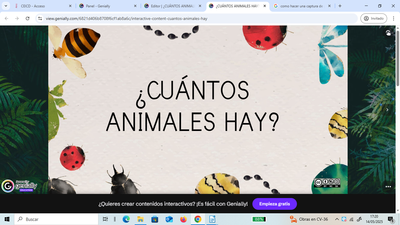 Tarea A ¿Cuántos animales hay?