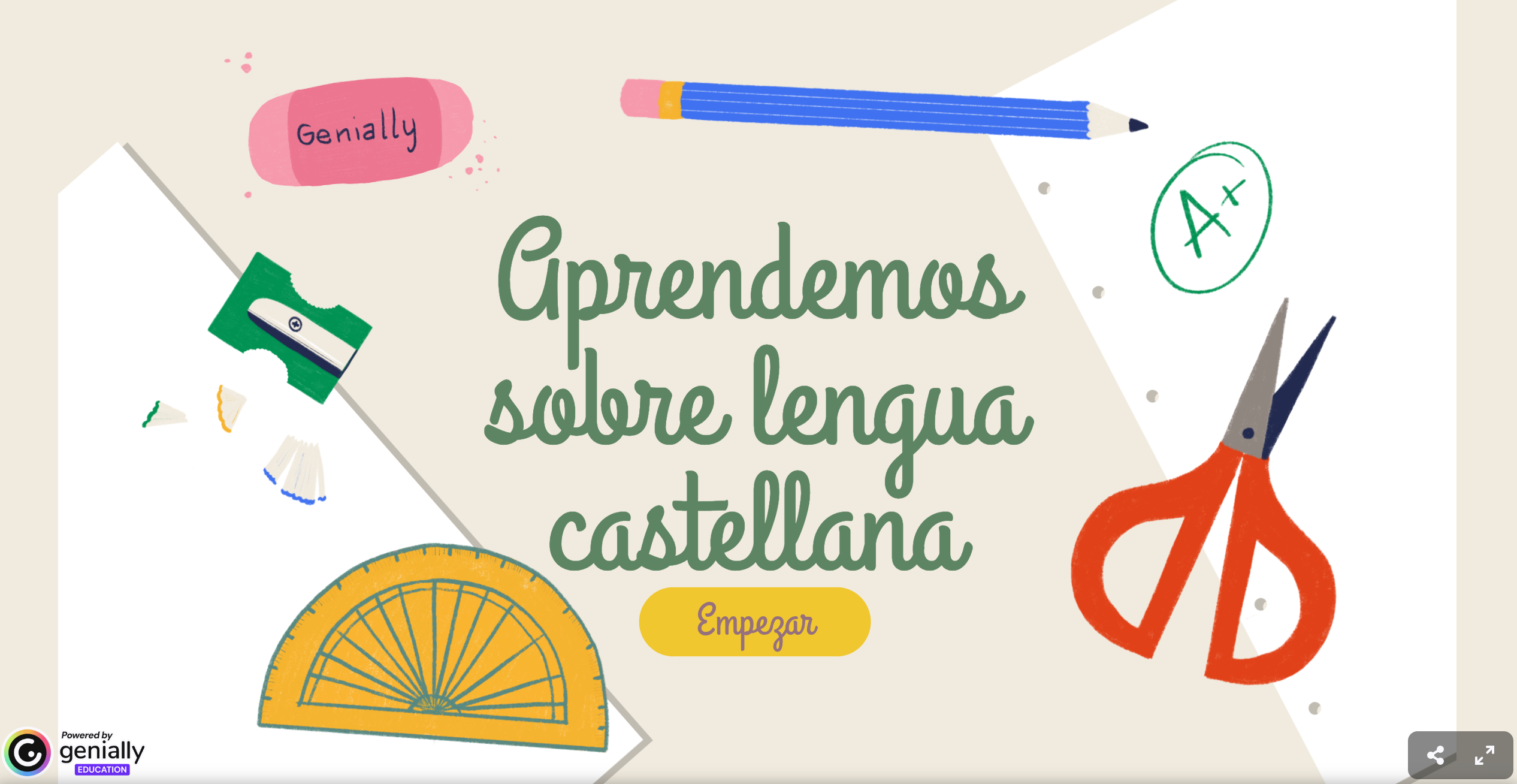Aprendemos sobre Lengua Castellana para 4º de Primaria donde trabajamos conceptos claves.