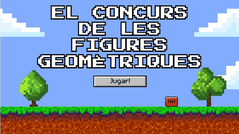 Pantalla de inicio del juego/presentación.