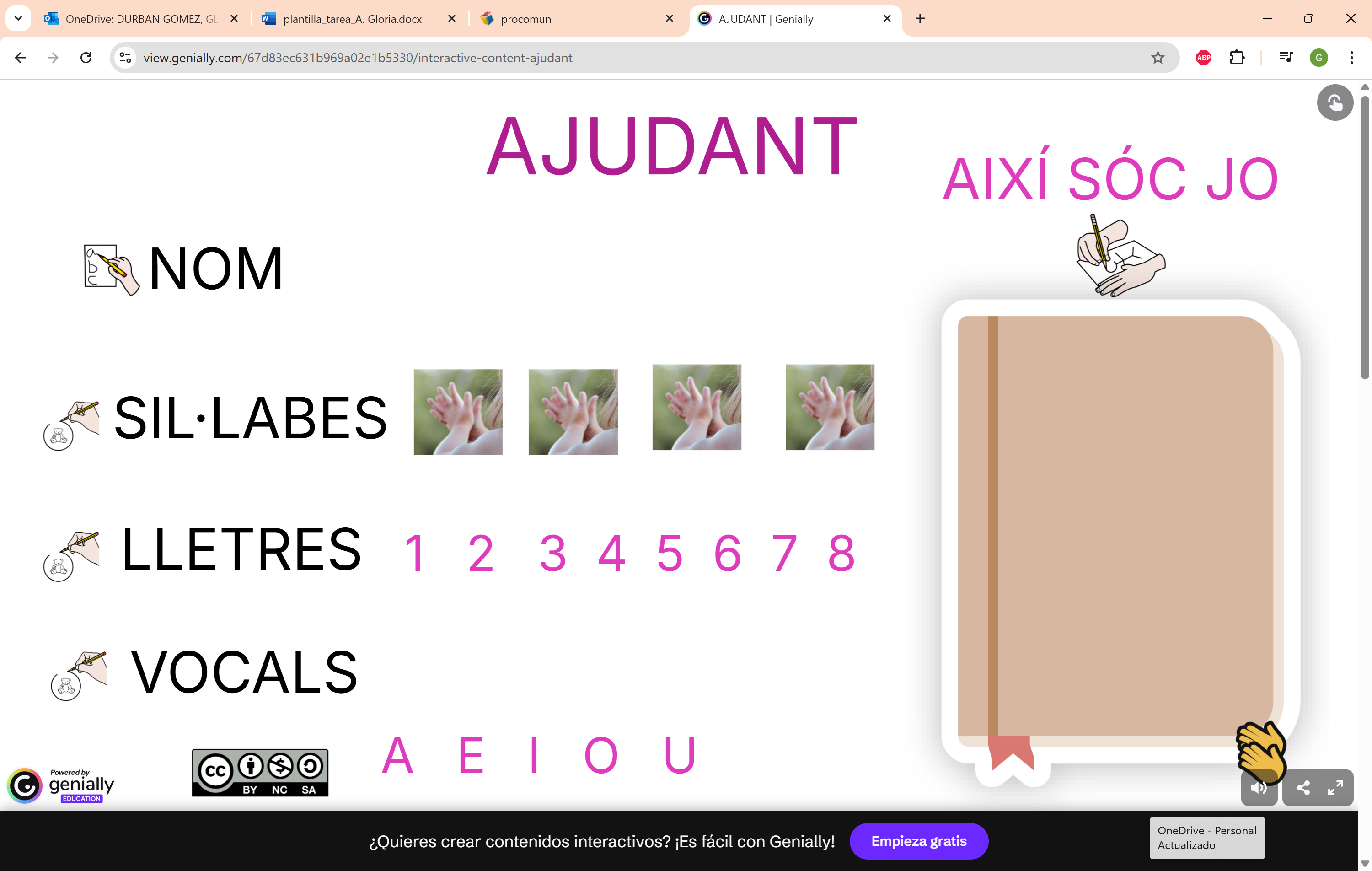 Genially Nom de l'ajudant