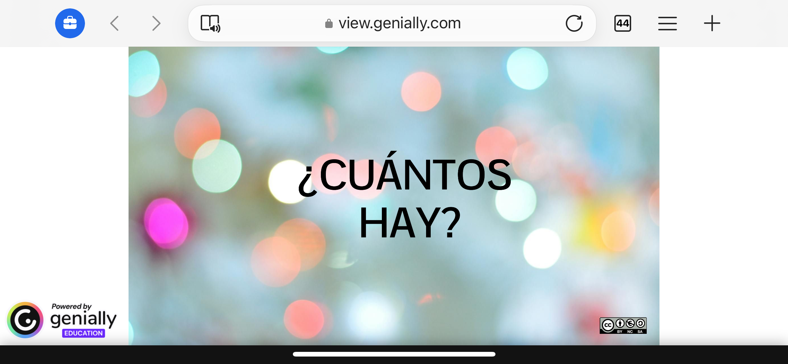 Conteo para educación infantil 